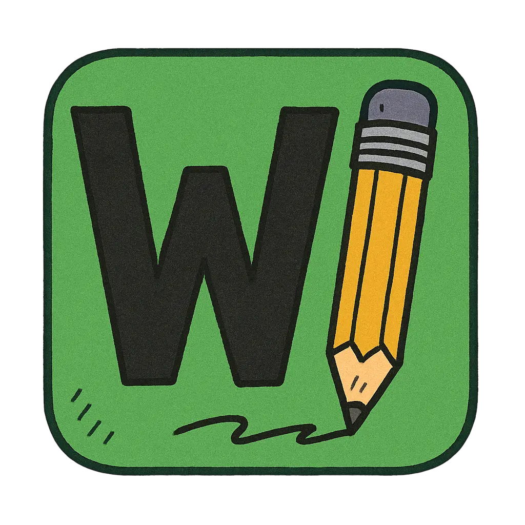 Icono decorativo de Wordle personalizado